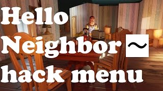 Hello Neighbor alpha 2 secret console hacks you can fly (quick video)