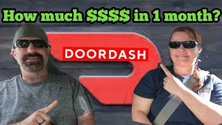 DoorDash - How much in one Month???