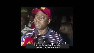 The Moment Gov. Seyi Makinde Visits The Scene Of The Explosion and call for calm as investigation