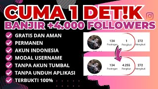 NO LOGIN 1 DETIK LANGSUNG BANJIR FOLLOWERS || Cara Menambah Followers Instagram Gratis Permanen 2023