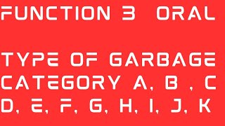 Type of Garbage ,Marpol (73/78), Annex V, Category A,B,C,D,E,F,G,H,I,J,K    of Garbage, mmd exam,