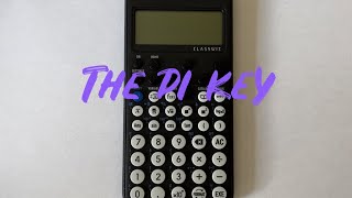 Where Has The Pi Key Gone On The New fx-83GT CW Casio Scientific Calculator? (The Pi Button).