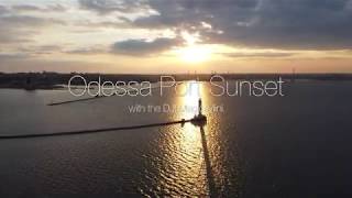 Odessa Port Sunset From the Air - 4K Cinematic Drone Video - DJI Mavic Mini