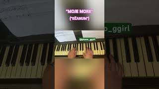 “Moje More” (“Džanum”) Teya Dora. TOO EASY on piano. #shorts