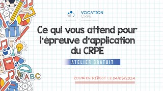 CRPE 2024/2025 : Ce qui vous attend à l’épreuve d’application du CRPE