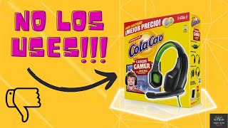 ¿Cascos Gamer de Cola Cao? - REVIEW