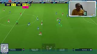 Efootball 2024 ao vivo vamos sofrer um pouco