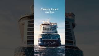 Here’s a glimpse of the brand new Celebrity Ascent! #cruise #celebritycruises #celebrityascent