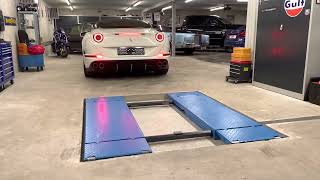 Ferrari California T cold start and shunting