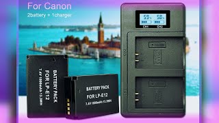 Портативное зарядное устройство и аккумуляторы LP-E12 для Canon M50