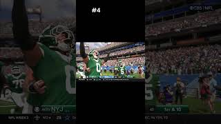 Top 5: Jets Vs. Titans - ARRON ROGERS Moments. #footballshorts #jets #titans