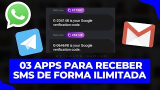 🟢03 APLICATIVOS para CRIAR NÚMERO VIRTUAL INFINITAMENTE sem VPN | numero virtual para whatsapp 2022