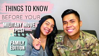 Army Family | What to know before your MILITARY Move * PCS TIPS *