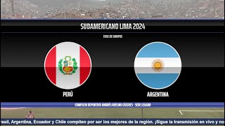 PERÚ VS. ARGENTINA | SUDAMERICANO LIMA 2024