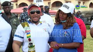 IGP Wife, Hajiya Hajara Usman Baba, Leads POWA On Fitness Walk