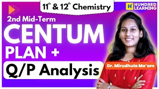 11th & 12th Chemistry 2nd Mid term CENTUM PLAN & Question paper Analysis #2ndmidterm #centumhacks