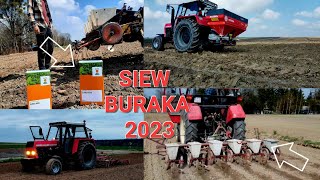 ☆Siew i uprawa buraka cukrowego 2023 !! Zetor 8011 & Ursus c360☆