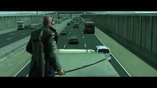 The Matrix Reloaded - Highway Chase [HD]