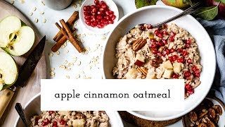 Apple Cinnamon Oatmeal Recipe - Ready in 15 min!