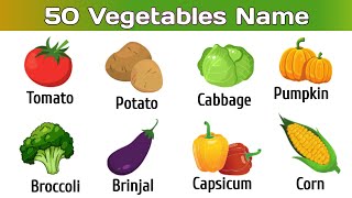 50 Vegetables Name With Picture || Vocabulary in english #vegetables#vocabulary