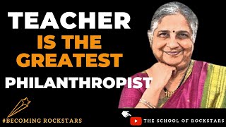 More Knowledge you GIVE, BETTER Person you BECOME | Sudha Murthy Best Motivational Speech | Infosys