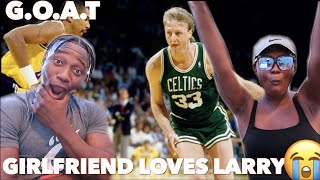 Girlfriend Loves GOAT Larry Bird |Larry Bird ULTIMATE Mixtape REACTION!!