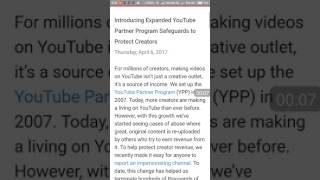 Youtube kee new policy for creater