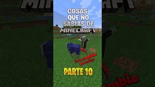 COSAS QUE NO SABIAS DE MINECRAFT Parte 10 #minecraft #shorts #short #trending