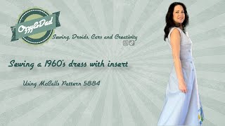 Warm weather is coming, let's create McCalls 5884 1960's dress for my wife!