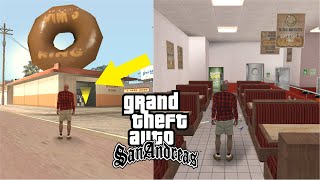 شاهد دخلت هذا محل الكعك السري في قراند سان أندرياس | Secret Donut Shop GTA San Andreas