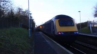 Ex-FGW HST 43135+43037 Passes Through South Gyle