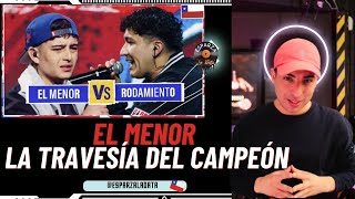 EL CAMINO DEL CAMPEÓN! REACCIÓN EL MENOR vs RODAMIENTO - 8VOS| RedBull Batalla Chile 2024 #freestyle