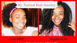 MY NATURAL HAIR GROWTH JOURNEY | 10+ YEARS OF HAIR GROWTH