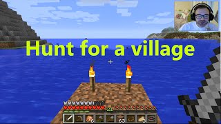 Finding a village in Minecraft