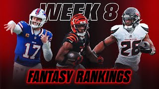 Week 8 Fantasy Player Rankings: Risers and Fallers | Fantasy Dirt