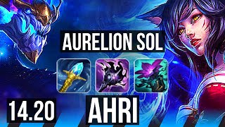 AURELION SOL vs AHRI (MID) | 7/2/12 | EUW Master | 14.20