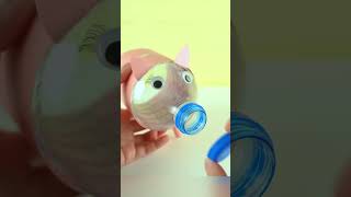 Piggy bank made from plastic bottle DIY