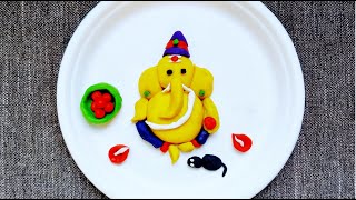 DIY eco friendly Ganpati | Easy Ganesh idol making process at home