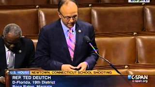 Rep. Deutch Mourns Victims of Newtown Mass Shooting