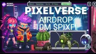 PIXELVERSE - Airdrop на 10млн токенов PIXFI. Заработок без вложений. Листинг уже в июне.