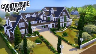 COUNTRYSIDE MANSION | The Sims 4 Speed Build