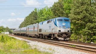 [HD] Amtrak Carolinian at Petersburg, VA