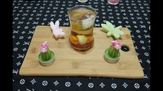 EV YAPIMI MEYVELİ SOĞUK BEYAZ ÇAY NASIL DEMLENİR / HOMEMADE ICE WHITE TEA WITH FRUITS/ BEYAZ ÇAY