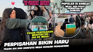 MEGA Di Ajak Foto Fans !! Solmangat Nangis Di tinggal Mega | Pesan Perpisahan Gia Ke Mega Dan RS