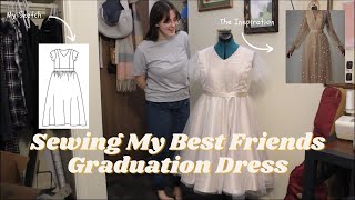 Sewing My Best Friends Graduation Dress