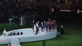 FIFA World Cup Qatar 2022 Final : Argentina 3-3 (4-2) France - Trophy presentation begins