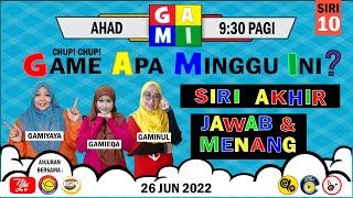 🔴 [LIVE] CHUP! CHUP! GAMI? : SIRI AKHIR - JAWAB DAN MENANG #10 #AKADEMIYOUTUBER