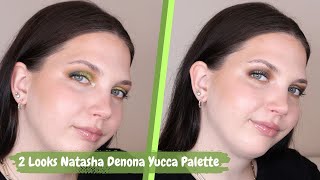 2 Looks Natasha Denona Yucca Palette 💚