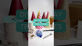 DIY Holiday Tree Cones