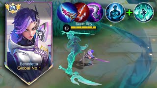 THANKS MOONTON FOR NERF SUYOU! BENEDETTA FULL DAMAGE BUILD 2024 | MOBILE LEGENDS